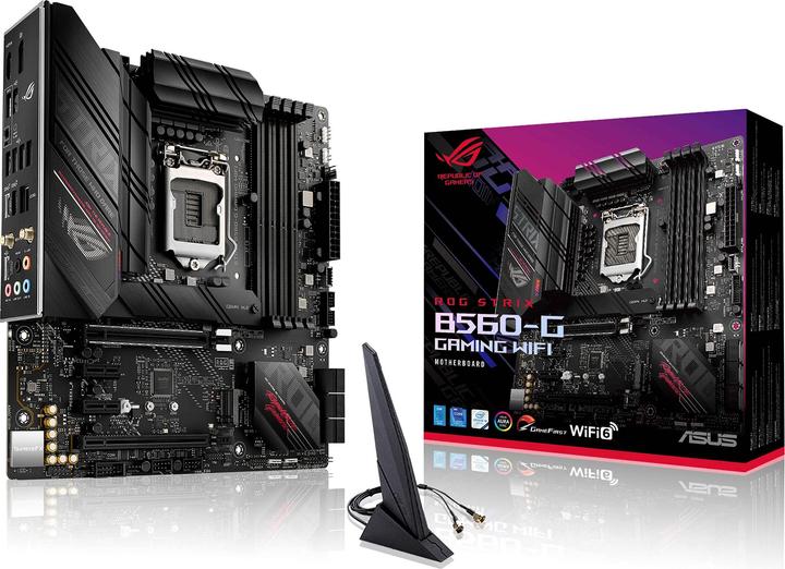 Actual product image ASUS ROG STRIX B560-G GAMING WIFI (LGA 1200, Intel B560, mATX)