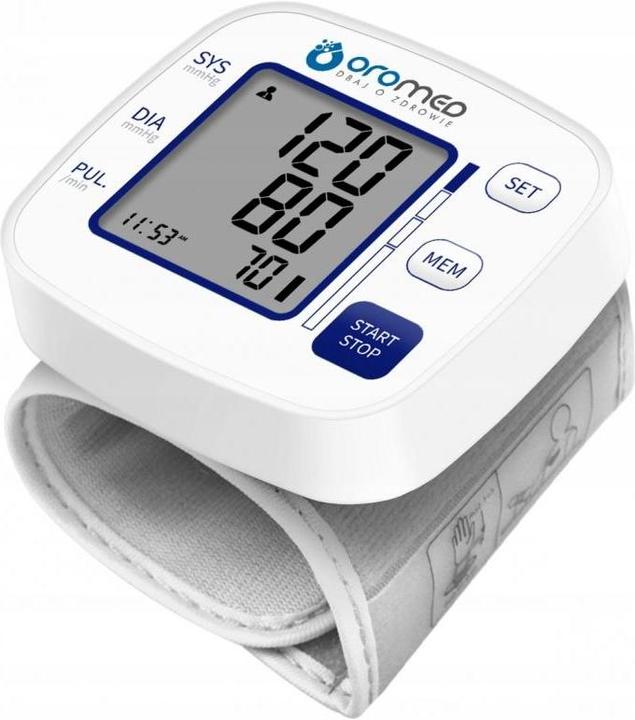 Produktbild ORO Oromed ORO-BP Smart Compact Wrist Blood Pressure Monitorius (Blutdruckmessgerät Handgelenk)