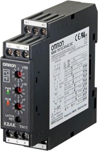 Produktbild Omron Industrial Automation Temperaturüberwachungsrelais K/J/T/E, Pt100/Pt1000