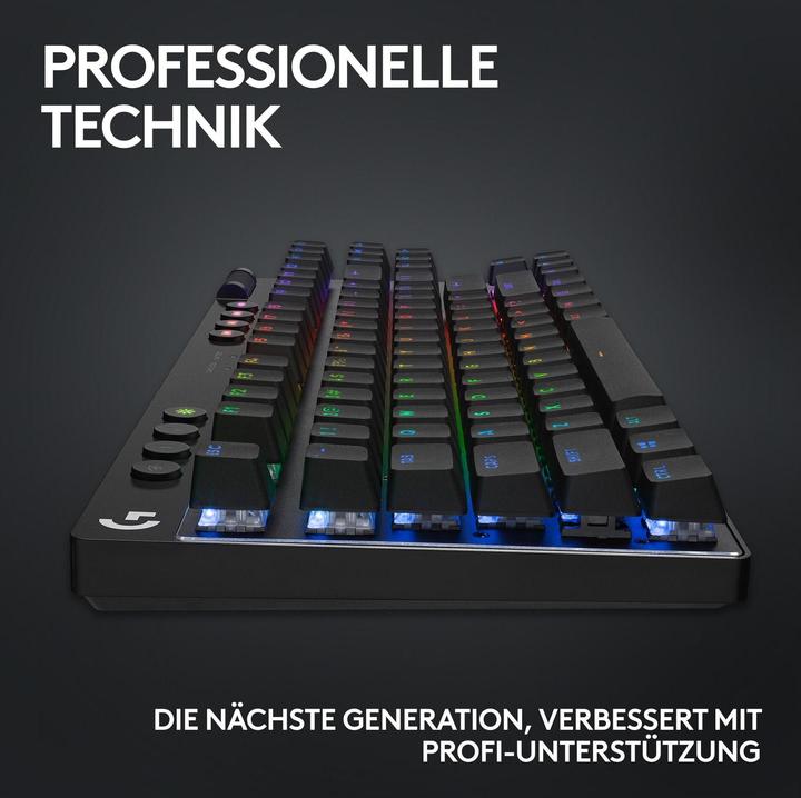 Actual product image Logitech G Pro X TKL Lightspeed (CH, Wireless, Cable)