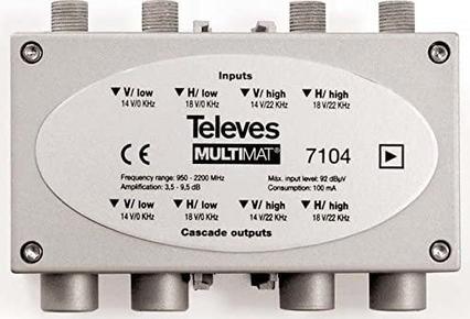 Televes Amplifier MSV 44M SAT ZF (Amplifier)