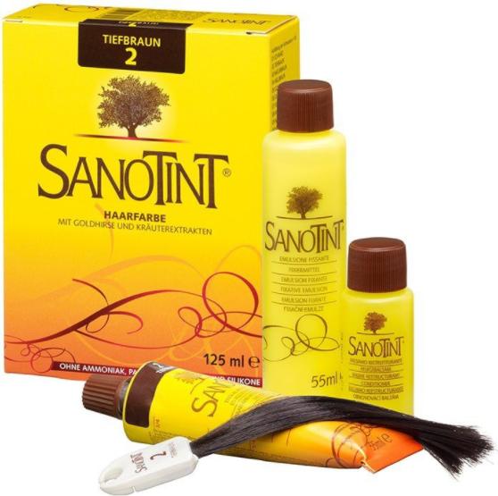 Produktbild Sanotint Haarfarbe 02 tiefbraun (Tiefbraun)