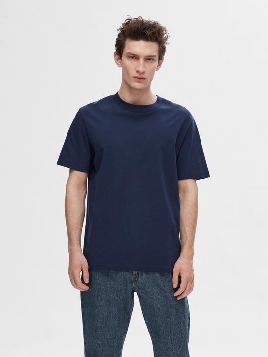 Immagine prodotto Selected Homme T-shirt in cotone biologico con collo alto (M)