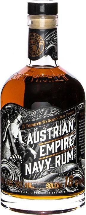 Produktbild Austrian Empire Navy Rum 18 Solera Blended 40% Vol. 0,7l in Geschenkbox