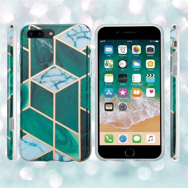 Actual product image Cadorabo IMD TPU Colorful Marble Cover (Apple iPhone 7 Plus, Apple iPhone 7s Plus)