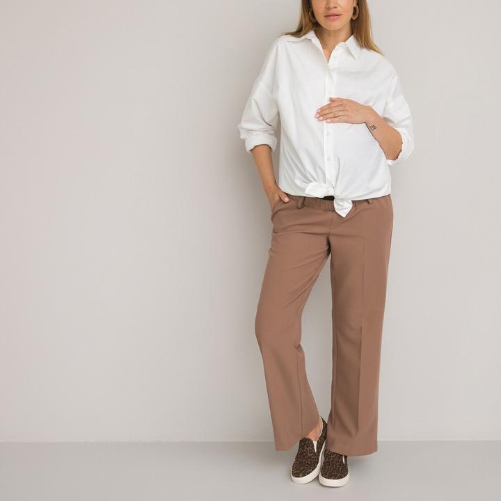 Produktbild La Redoute Collections Weite Umstandshose mit breitem Baucheinsatz (32)