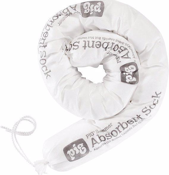 Produktbild New Pig SKIMMER Bindevlies-Saugstrumpf, VE à 10 Stk, Ø 80 mm, Länge 1220 mm (10 Stk.)