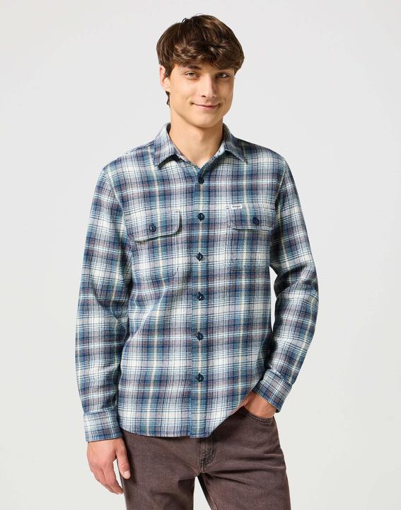 Immagine prodotto Wrangler Camicia a maniche lunghe Camicia a due tasche (XL)
