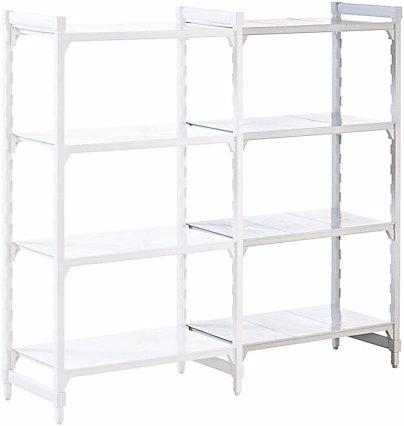 Produktbild Cambro Kunststoff-Steckregalsystem Premium, FB-BxT 900x500 mm, AR, B 935 mm, glatt