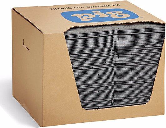 Image du produit New Pig Tapis absorbant universel, lot de 125, en carton distributeur, modèle Medium (125 pcs)