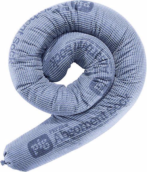 Actual product image New Pig BLUE universal absorbent sheeting sock, pack of 12, length 1220 mm, Ø 80 mm. (12 pcs.)