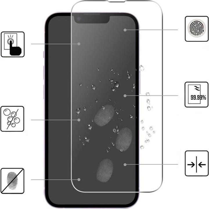 Image du produit Deltalabs iPhone 16e Panzer Glas Displayschutzfolie, Case Friendly (1 pièce(s), Apple iPhone 16e)