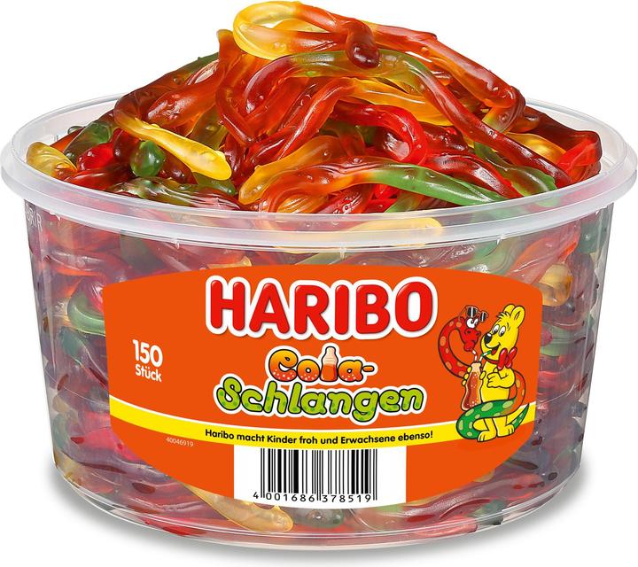 Actual product image Haribo Cola-Schlangen (150 pcs., 1050 g)