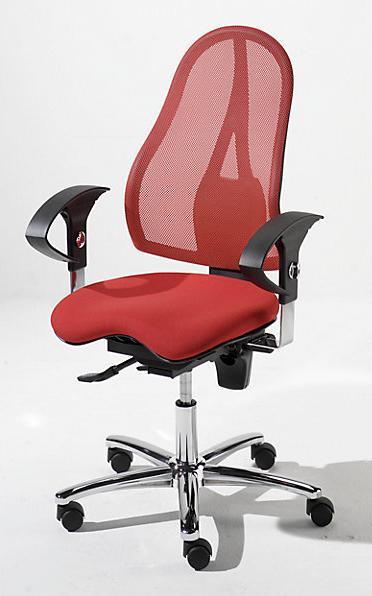 Actual product image Topstar Operator swivel chair, permanent contact mechanism and Orthositz® orthopaedic seat