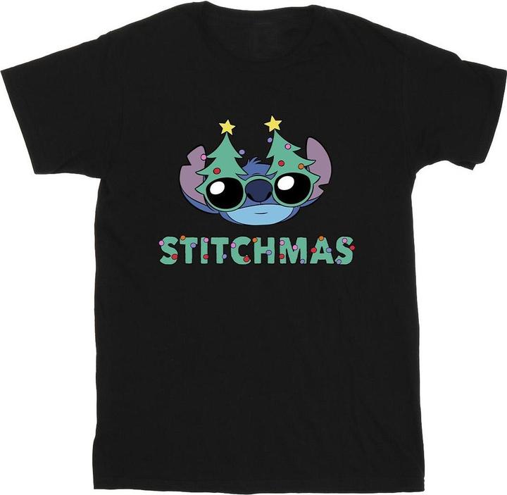 Disney Lilo & Stitch Stitchmas Glasses TShirt (M)