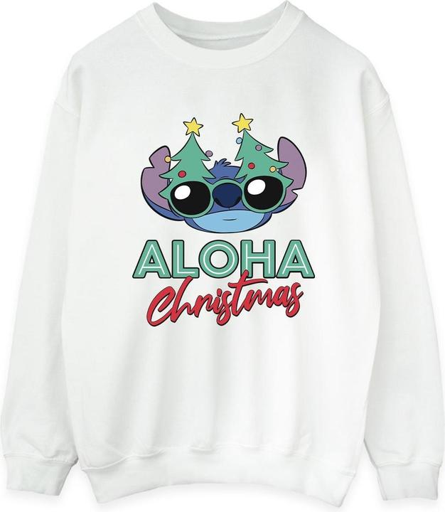 Disney Lilo And Stitch Christmas Tree Shades Sweatshirt (XXL)