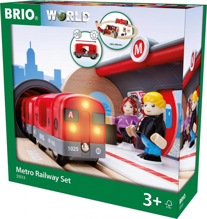 Actual product image Brio Metro Train Set