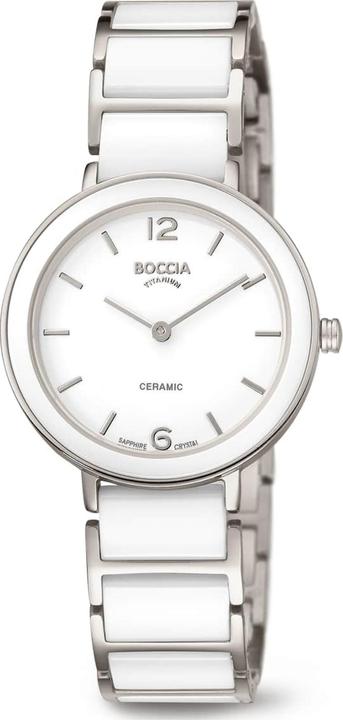 Produktbild Boccia 3311-01 Damenuhr Keramik Titanium 32mm 5ATM (Analoguhr, 32 mm)