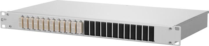 Produktbild Metz Connect 150250B212-E - SC-D - Grau - Aluminium - Stahl - Rackeinbau - 1U - 482,6 mm