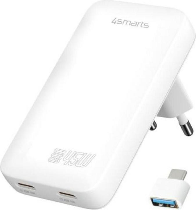 Actual product image 4smarts FlatPlug Slim Dual (45 W)