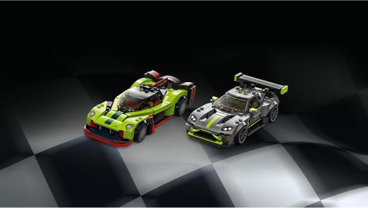 Produktbild LEGO Aston Martin Valkyrie AMR Pro & Aston Martin Vantage GT3 (76910, LEGO Speed Champions)