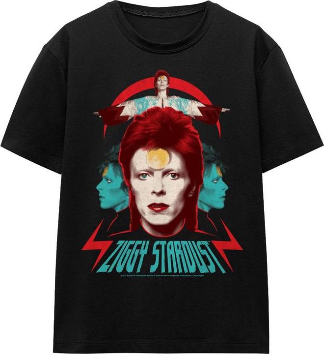 David Bowie Ziggy Heads TShirt (S)