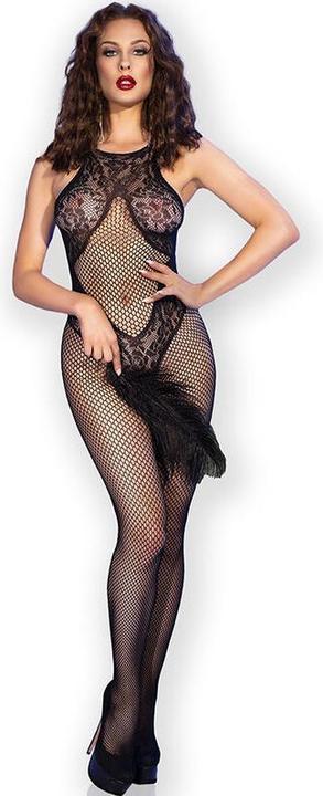 Chilirose Cr 4691 Bodystocking Senza Cavallo Nero S/M (S, M)