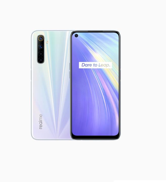 Image du produit realme 6 (8GB) (128 Go, Comète blanche, 6.50", Double SIM + SD, 64 Mpx, 4G)