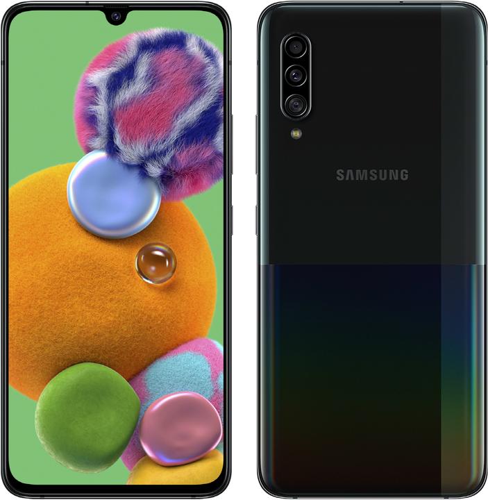 Produktbild Samsung Galaxy A90 5G (128 GB, Black, 6.70", Single SIM, 48 Mpx, 5G)