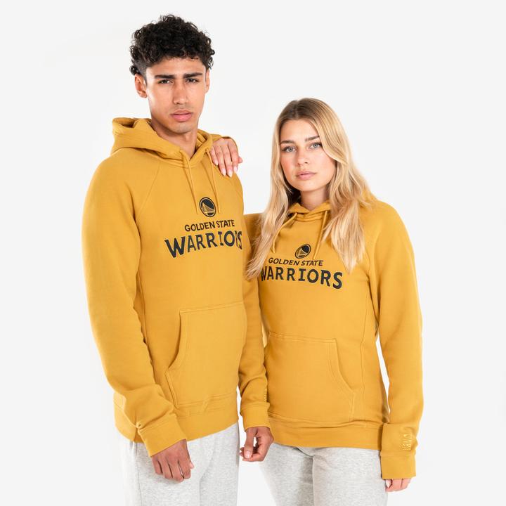 Immagine prodotto Tarmak Felpa con cappuccio da donna/uomo Golden State Warriors - Felpa con cappuccio 900 NBA giallo (M)