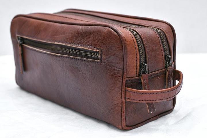 Only-Bags.Store The Twin Section Toilettenartikel - Braun (1 l)