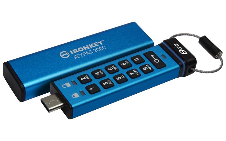 Actual product image Kingston IronKey Keypad 200C (8 GB, USB-C)