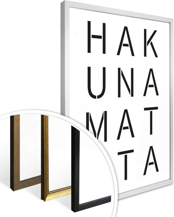 Image du produit Trenddeko Tableau Hakuna Matata (60 x 80 cm)
