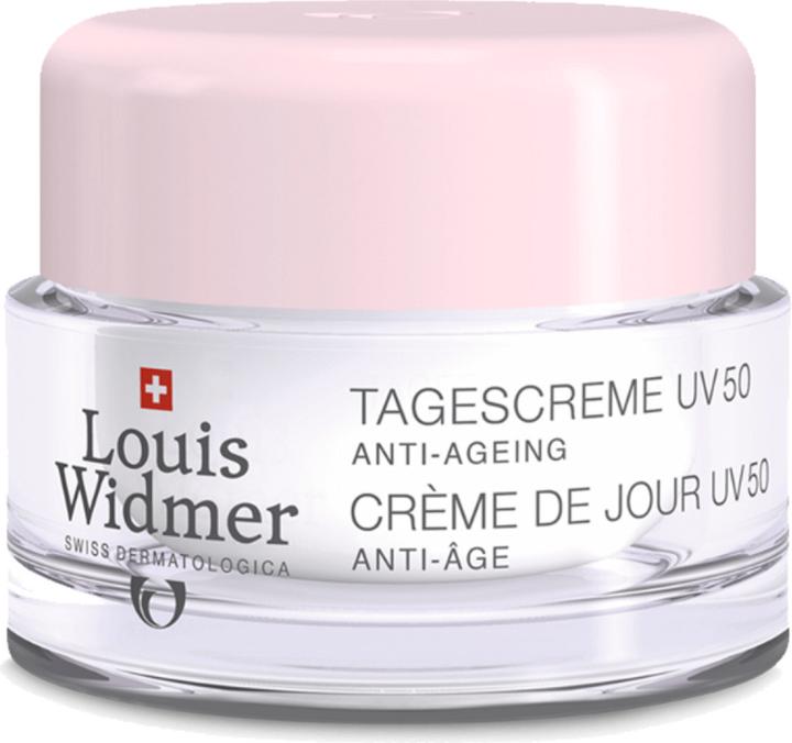Widmer Louis Nutriderm Tagescreme UV50 éclat rosé ohne Parfum 50 ml (50 ml, Tagescreme, SPF 50)