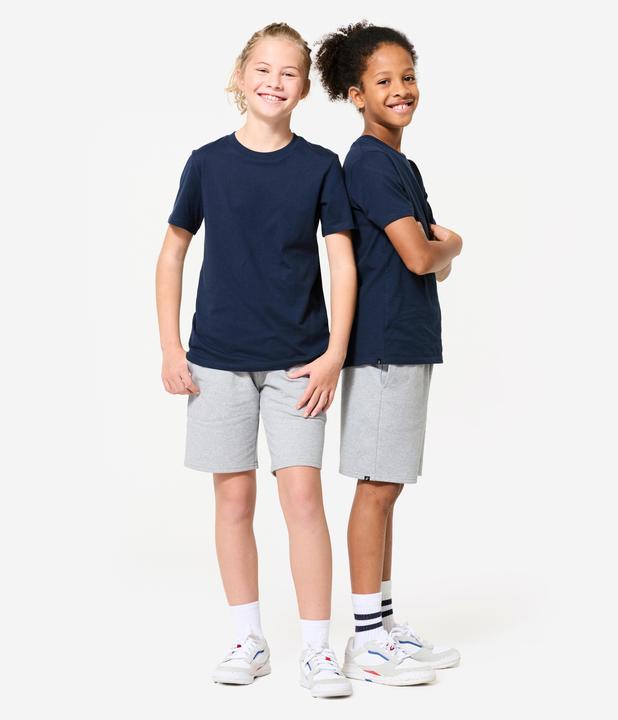 Actual product image Domyos Shorts Kinder Multisport Baumwolle - graumeliert (8, 9, 10)