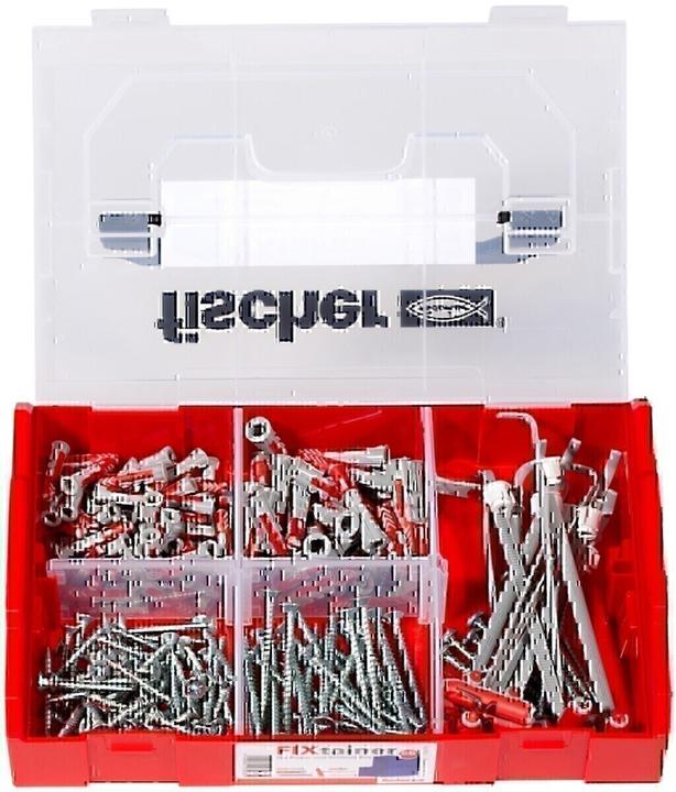 Actual product image Fischer 030189 SK SB card, contains SX 5 x 25 dowel, 20 x chipboard screw 4 x 30 (200 pcs.)