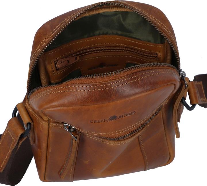 Produktbild Greenburry Newport Mini Bag Umhängetasche Leder 18 cm