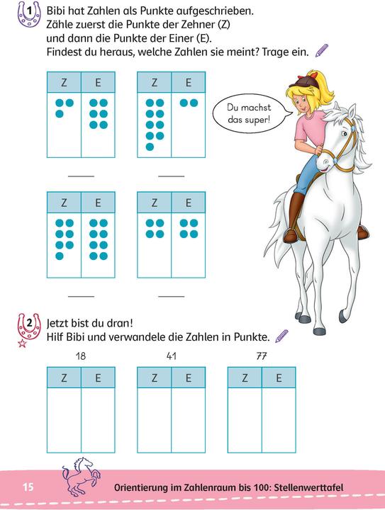 Produktbild Bibi & Tina: Mein Lernrätsel-Block Mathematik für die 2. Klasse (Deutsch, 2025)