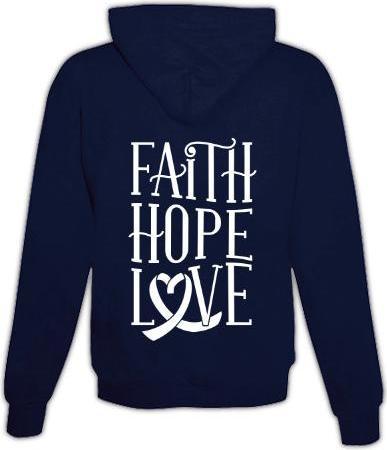 Immagine prodotto Schwesternuhr Fede, speranza, amore - Felpa con cappuccio unisex (L)