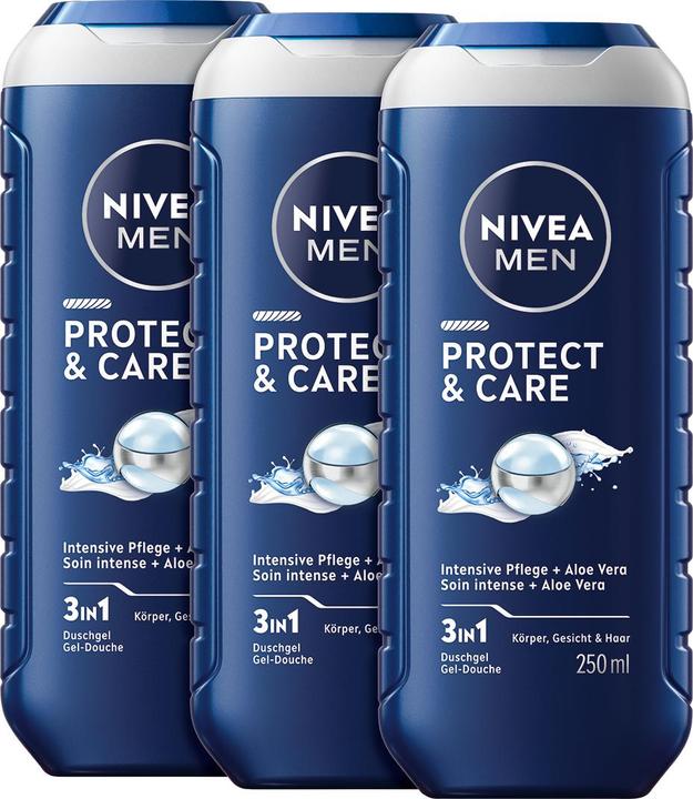 NIVEA Pflegedusche Protect & Care Trio (750 ml)
