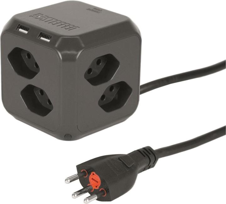 Steffen Cube (10 x, Type 13, USB-A, 1.50 m)