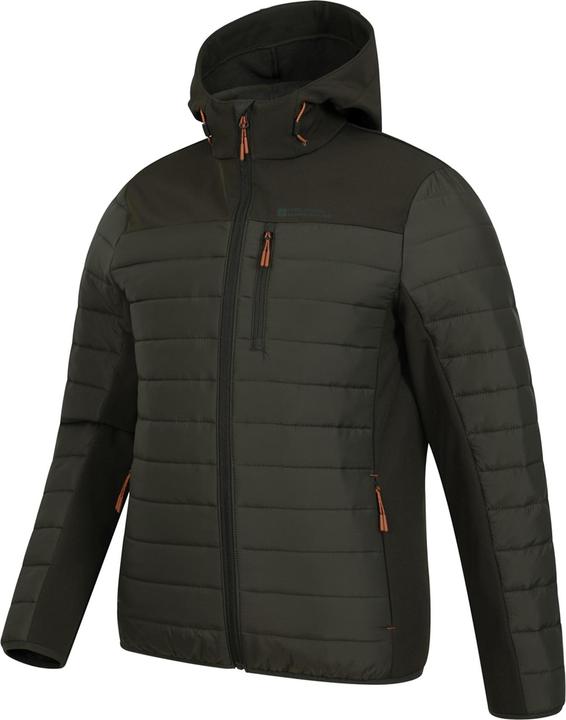 Actual product image Mountain Warehouse Mens Turbine II Softshell Padded Jacket (S)