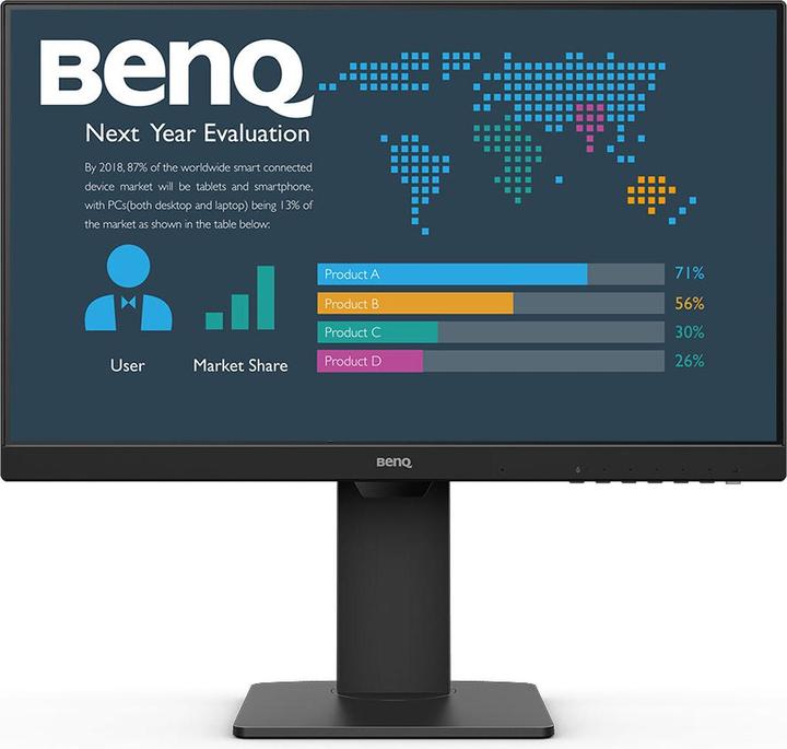 Actual product image BenQ BL2486TC IPS USB-C HUB (1920 x 1080 pixels, 23.80")