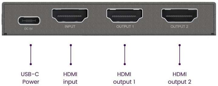 Image du produit Marmitek Distributeur HDMI Split 712