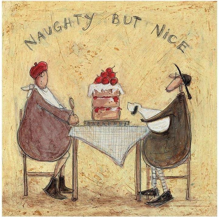 Produktbild Sam Toft bedruckt Naughty But Nice (40 x 40 cm)