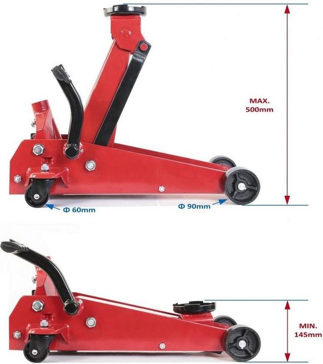 Image du produit CarTech Cric 3t, pédale Quick Lift