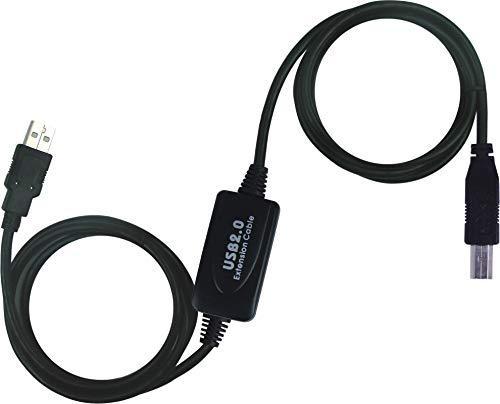 Produktbild PremiumCord USB-A - USB-B USB cable 10 m Black (ku2rep10ab) (10 m, USB 2.0)