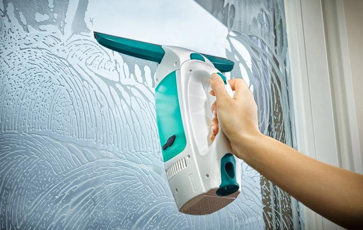 Produktbild Leifheit Set Fenstersauger Dry & Clean mit Stiel, Einwascher, schmaler Saugdüse