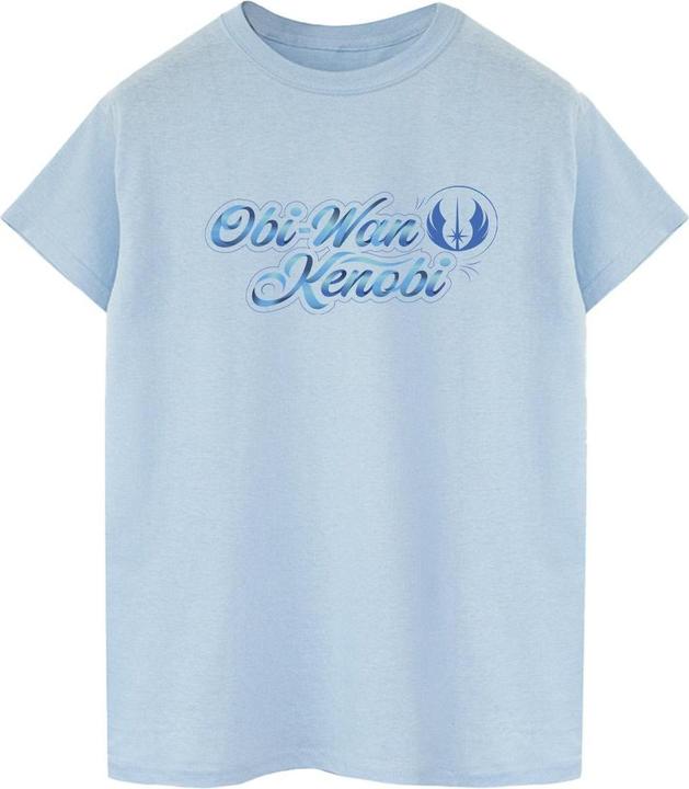 Star Wars ObiWan Kenobi Ribbon Font TShirt (L)