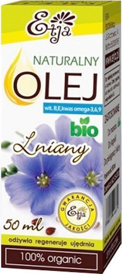 Etja Natural Oil Flaxseed Organic 50Ml (Körperöl, 50 ml)